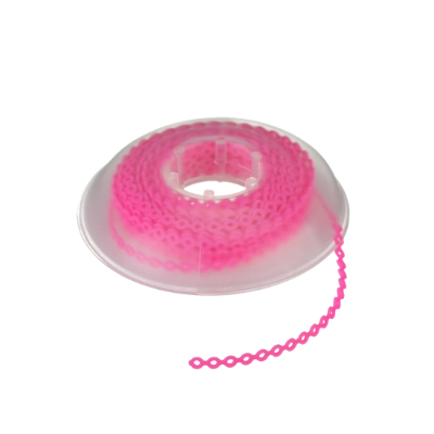 Закрывающая лигатурная цепочка ULTIMATE POWER CHAIN  (***Сплошная цвет Розовый Неон Neon Pink)