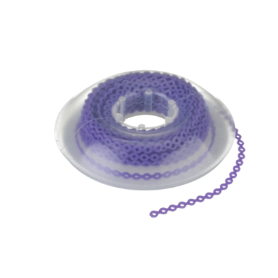 Закрывающая лигатурная цепочка ULTIMATE POWER CHAIN  (***Сплошная цвет Фиолетовый Purple)