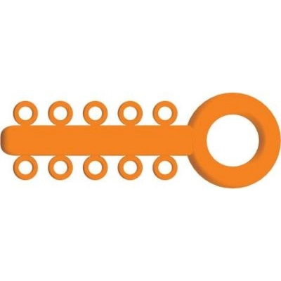 Эластичные лигатуры (Мини Цвет Оранжевый Orange)