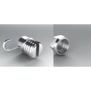Вкручиваемые крючки на дуги и ручка SuperLock